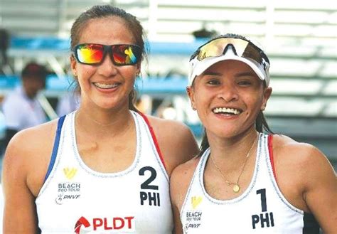 pinay volleyball player|Rondina, Gonzaga capture world beach volley gold in all.